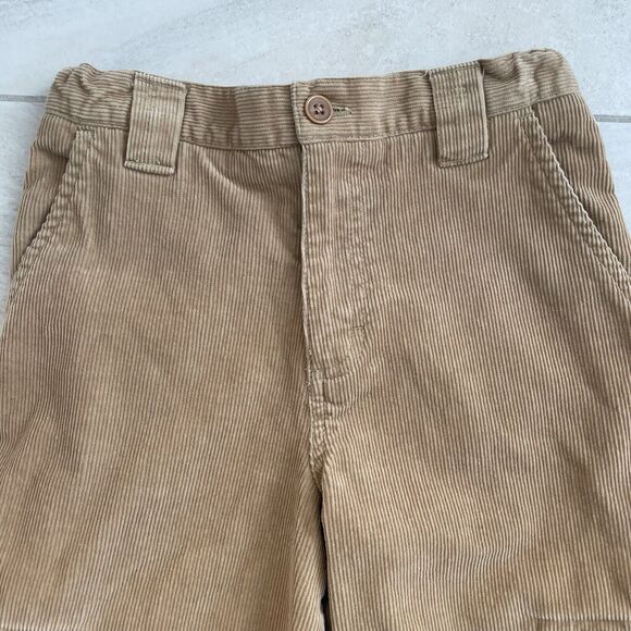 Hartstrings Corduroy Pants Boy Size 8 Cargo Camel Brown Khaki Tan Adjustable - Picture 2 of 8